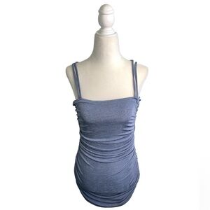 Honeylove Women's Blue Bodycon Cinched Cut out Mini Dress sz L
